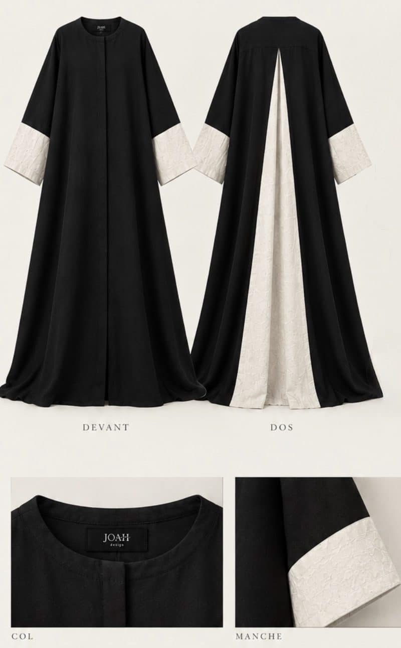 Alternative view of Abaya AYNAA black